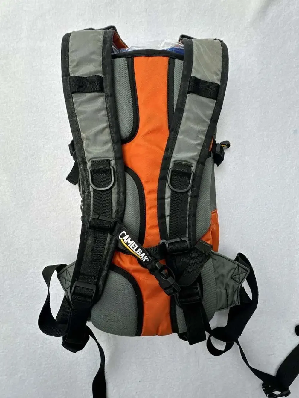 Camelbak M.U.L.E. Hydration Backpack Orange and Grey with NEW Reservoir system